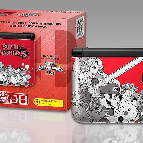Nintendo 3DS XL Limited Super Smash Bros Edition console used, boxed