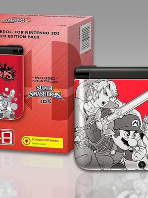 Nintendo 3DS XL Limited Super Smash Bros Edition console used, boxed