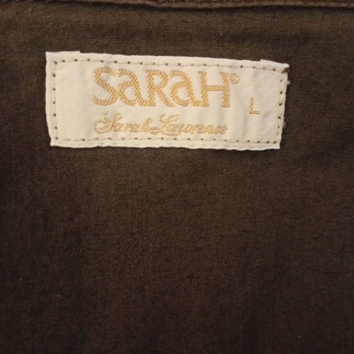 Sarah Lawrence shirt khaki size L like new