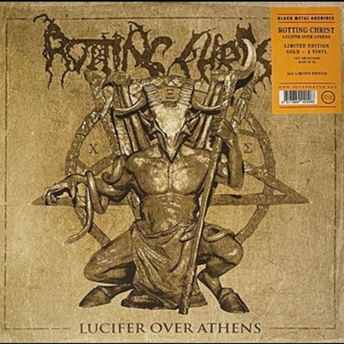 Rotting Christ Lucifer Over Athens 4 x Vinyl LP limited edition gold new