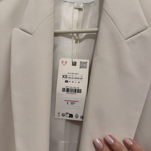 Zara oversized blazer καινούργιο, μπεζ, XS