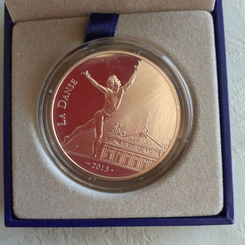 Monnaie De Paris La Danse 2013 10 Euro Noureev Silver Proof Coin used