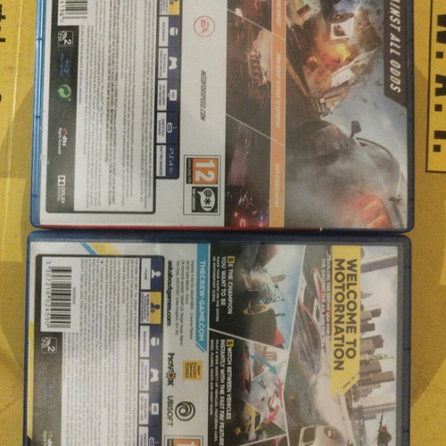 PlayStation games The Crew 2 and Need for Speed Payback