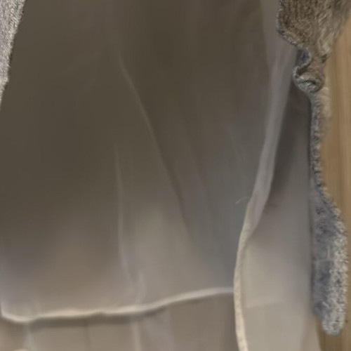 Zara blouse used with studs and built-in transparency, size M