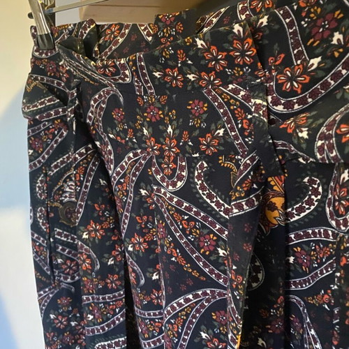 Stradivarius pants like new, houndstooth pattern with belt, high waist