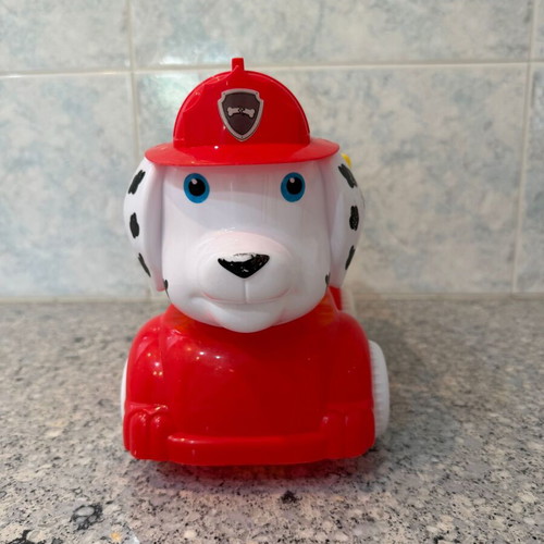 Plastic Toy Firefighter Dog Truck used for kids