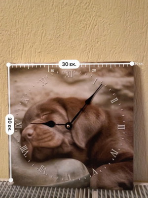 Wall clock new with dog design
