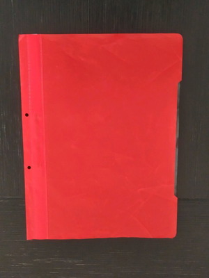 Folder like new, one piece