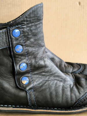 Camper women's leather ankle boots used, gray, size 38