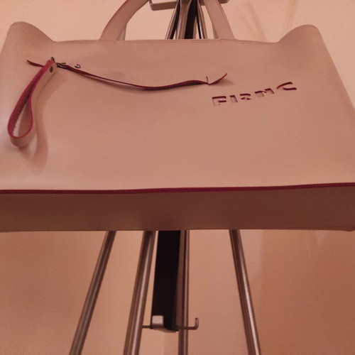 FRNC shoulder bag large size used, beige
