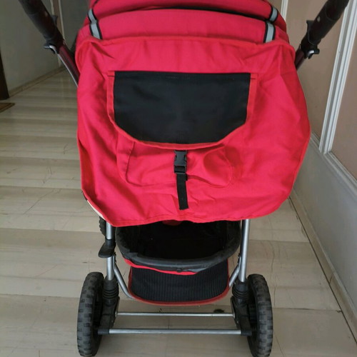 Junior's Collection baby stroller with Maxi Cosi infant car seat, red