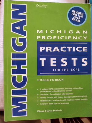 Michigan Proficiency Practice Tests for the ECPE book used