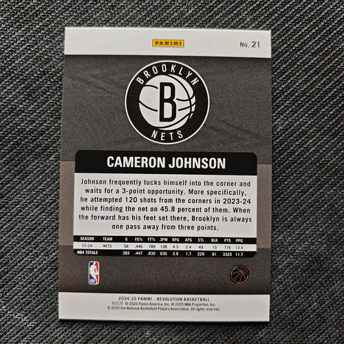 Base card Cameron Johnson Revolution NBA 24/25 new