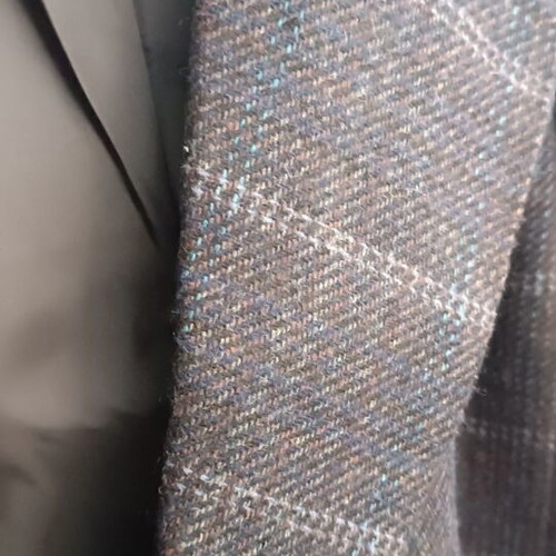 Sinsay checked coat XL grey with blue new