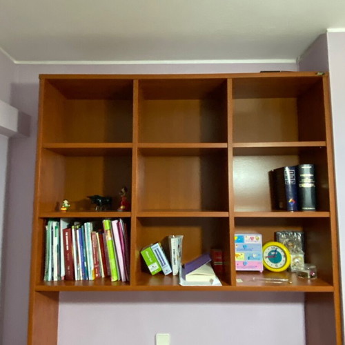 Wooden beech bookcase like new, excellent condition