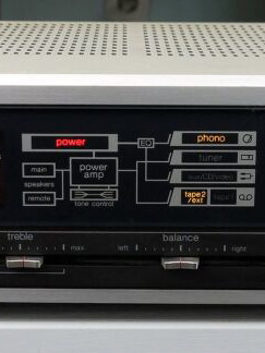 Technics Vintage Hifi Set used, 4-piece silver sound system