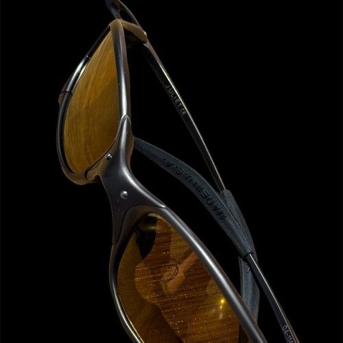 Oakley Juliet X-Metal sunglasses with gold iridium polarized lenses