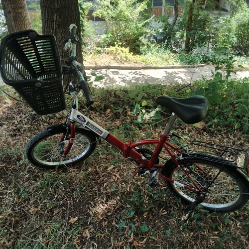 Foldo 20 Inch Folding Bicycle like new, red, 6 speeds