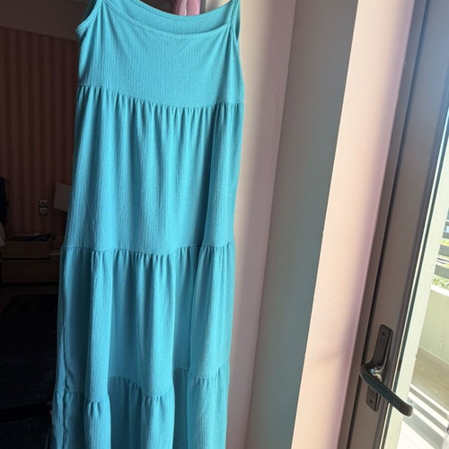 Maxi turquoise dress Primark like new, size 40/42