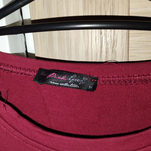 Long-sleeved blouse red, size M, like new