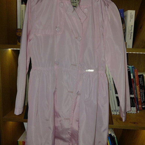Evita pink girls' trench coat new