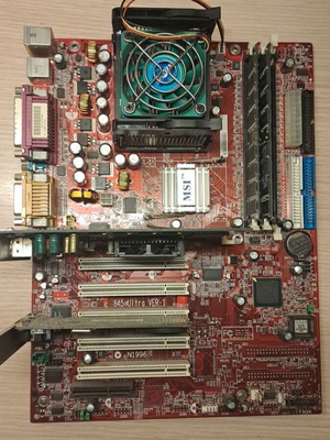 Μητρική MSI 845 Ultra v1.0 μεταχειρισμένη με Intel Pentium 4, 1GB RAM, Geforce MX440
