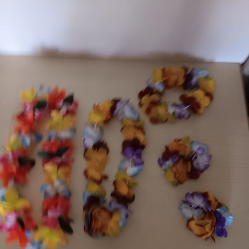Hawaiian accessories for carnival like new