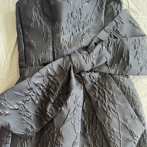 H&M Black Strapless Dress with Bow, Size XS