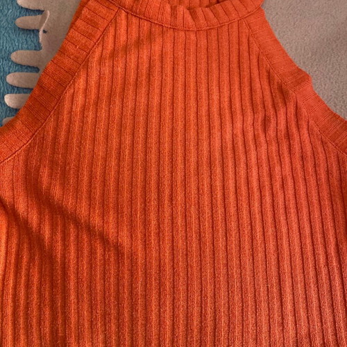 Bershka orange t-shirt used, size L