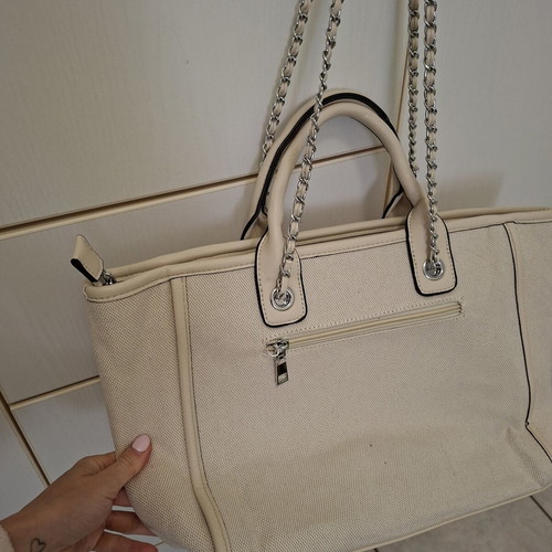 Canvas shoulder bag new, boat sailcloth style