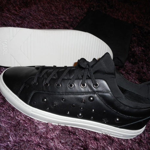 Karl Lagerfeld Kupsole Eclipse Stud Lace Sneakers black new size 46