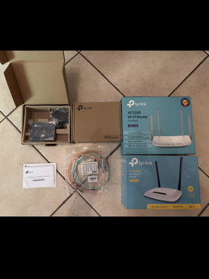 TP-Link Archer C50 AC1200 Dual Band Wi-Fi Router and TL-WR841N 300Mbps Wireless N Router, like new