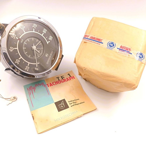 Mikrotechna TF1 Vintage Tachograph NOS from Czechoslovakia
