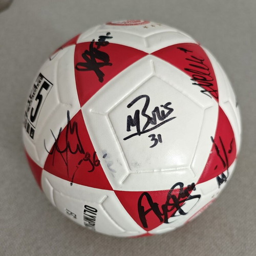 Olympiacos Football Signed Ball 2024-2025 Season with Display Case