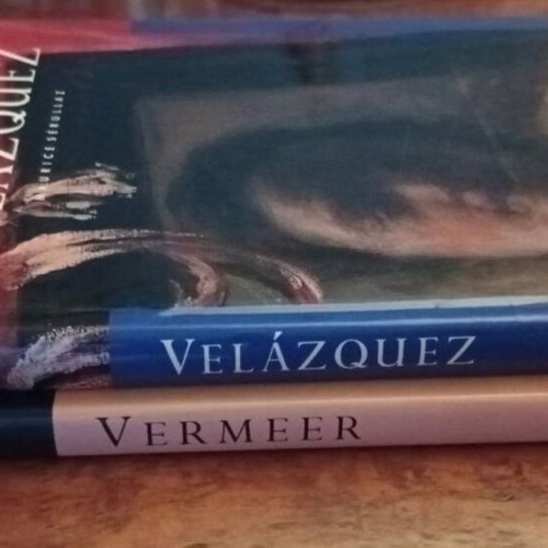 Vermeer and Velázquez art books set, Harry N. Abrams