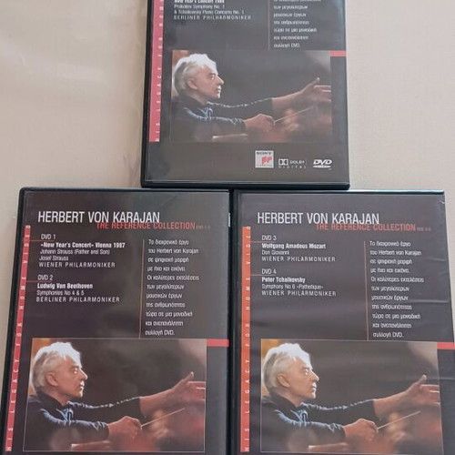 Herbert von Karajan The Reference Collection DVD set of 6 like new