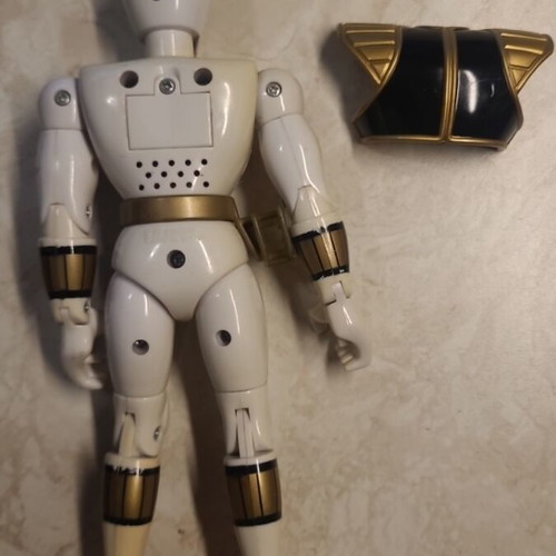 Power Ranger white used Bandai 1995