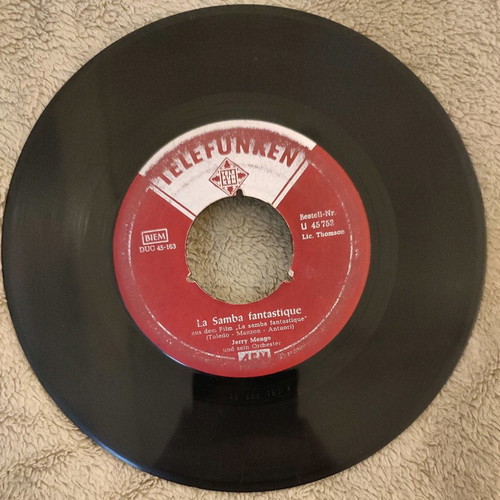 45 RPM record Jerry Mengo und sein Orchester used, Latin