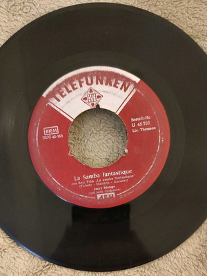 45 RPM δίσκος Jerry Mengo und sein Orchester μεταχειρισμένος, Latin