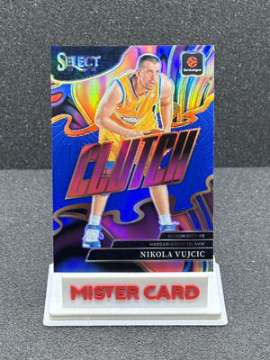 Panini Select Euroleague Clutch Nikola Vujcic #6 Blue Prizm card like new