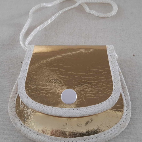 Set of two 1980s wallets-purses new, blue and gold