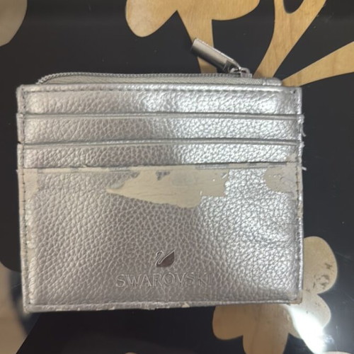Swarovski Cardholder used with zipped coin pocket