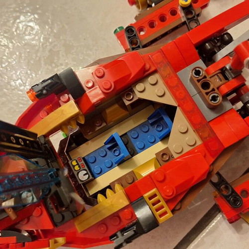Lego Ninjago Land Bounty like new with upgrades