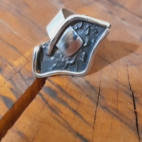 Handmade silver ring 925 new, size 63