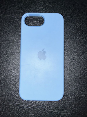 Apple phone case used, blue for iPhone 16e and 17e