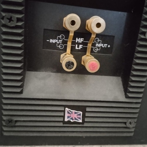 Kef speaker cabinets used, with replaced internal speakers