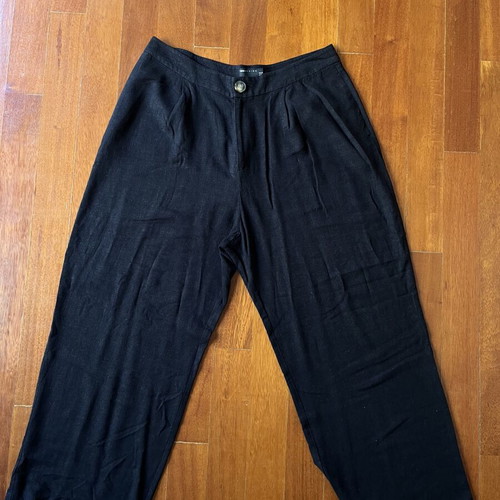 Asos linen trousers black like new, size XXL