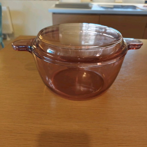 Vintage ceramic glass pot 3.5 l Original Vision Corning new