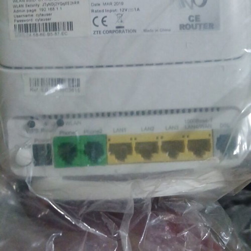 VDSL/ADSL Router ZTE H267N new, Cyta/Vodafone compatible