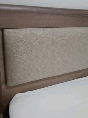 Ημιδιπλό κρεβάτι μεταχειρισμένο με στρώμα 110x190, ξύλινο μόκα